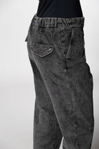 Malibu Jogger City Damen-Chinohose aus Cord Relaxed Fit