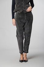 Malibu Jogger City Damen-Chinohose aus Cord Relaxed Fit
