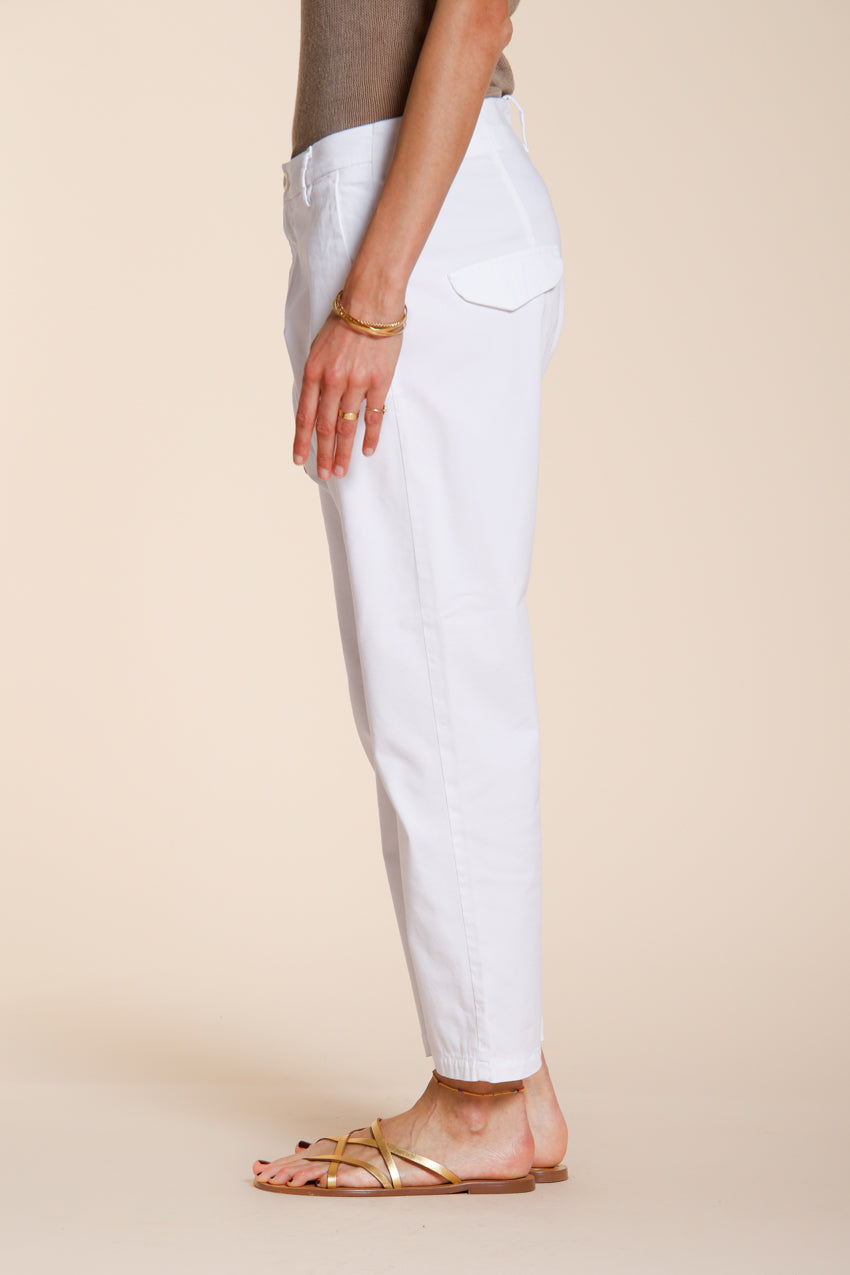 Malibu Jogger women's chino pants in gabardine carrot fit