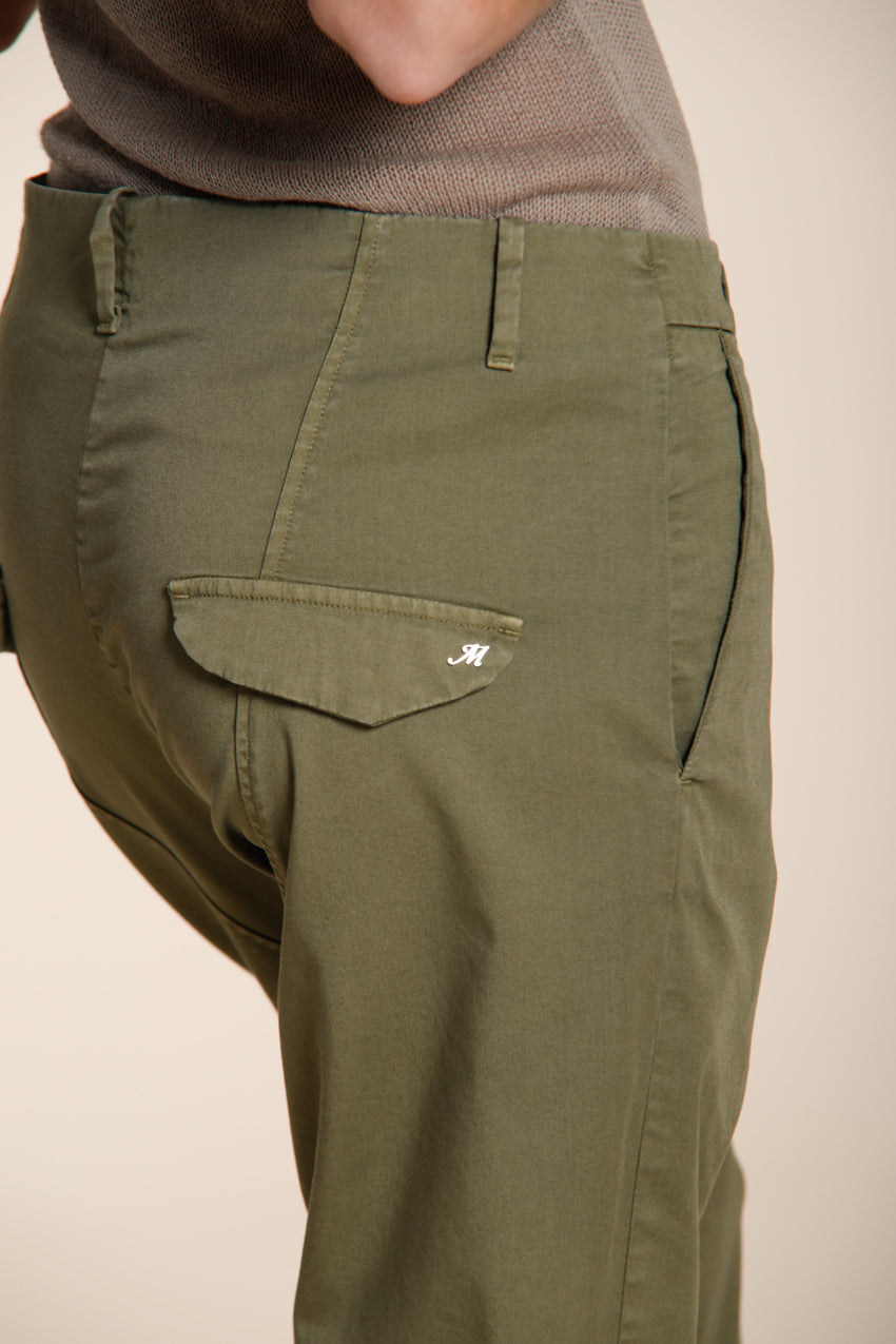 Malibu Jogger women's chino pants in gabardine carrot fit