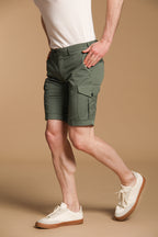 New York Cargo Bermuda Cargo Herren in Stretch-Gabardine Regular Fit