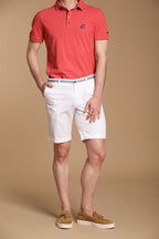 New York Summer bermuda chino Herren in elastischer Gabardine Regular Fit
