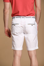 New York Summer bermuda chino Herren in elastischer Gabardine Regular Fit