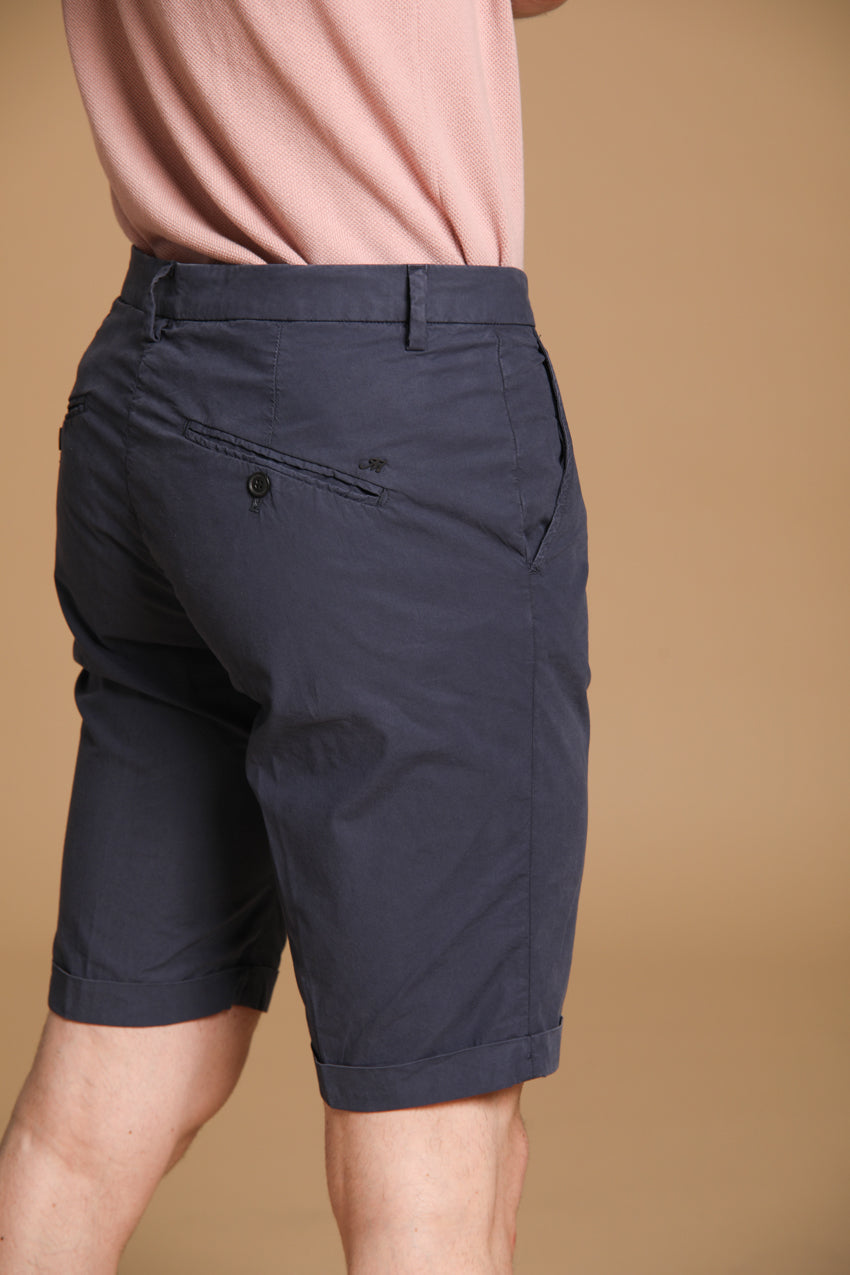 Osaka Bermuda Chino Herren aus Lyocell- und Baumwoll-Parachutestoff Carrot Fit