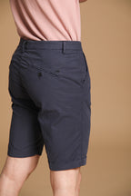 Osaka Bermuda Chino Herren aus Lyocell- und Baumwoll-Parachutestoff Carrot Fit