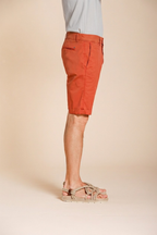 London bermuda chino uomo in gabardina stretch regular fit ①