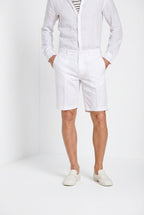 London bermuda chino uomo in gabardina stretch regular fit ①
