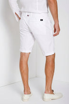 London bermuda chino uomo in gabardina stretch regular fit ①