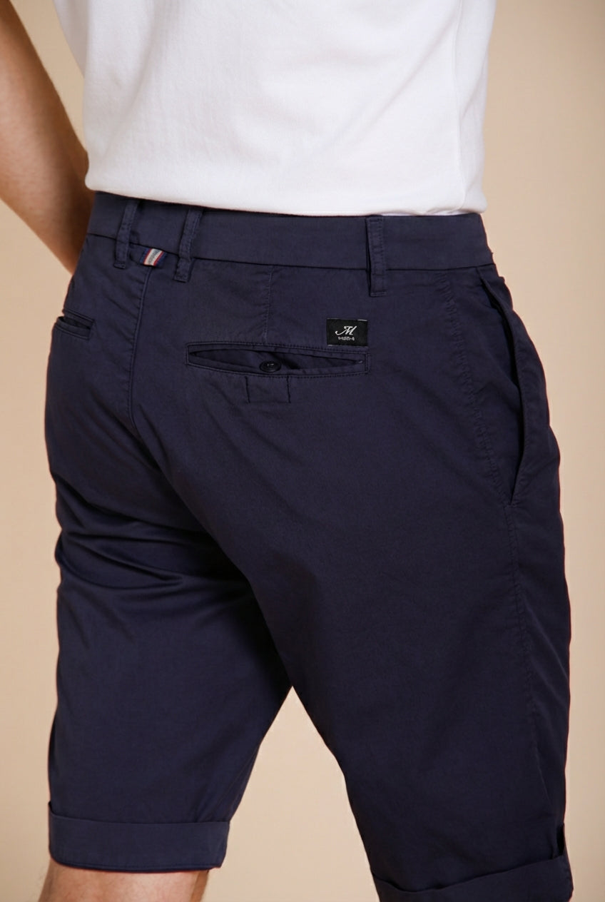 London bermuda chino uomo in gabardina stretch regular fit ①