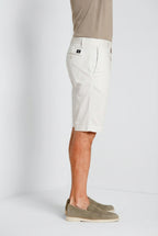 London bermuda chino uomo in gabardina stretch regular fit ①