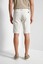 London bermuda chino uomo in gabardina stretch regular fit ①