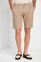 London bermuda chino uomo in gabardina stretch regular fit ①