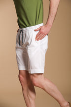 New York Sack Bermuda Chino Jogger Herren aus Pima-Baumwolle Regular Fit