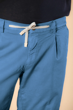 New York Golf 1 Pinces Bermuda Chino Jogger Herren aus Stretch-Jersey Slim Fit