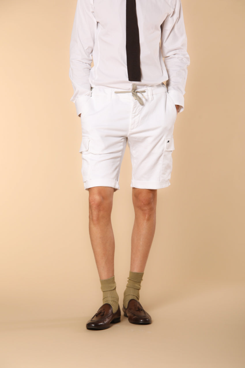 Chile Golf Bermuda Cargo Jogger Herren in Stretch-Jersey Slim Fit