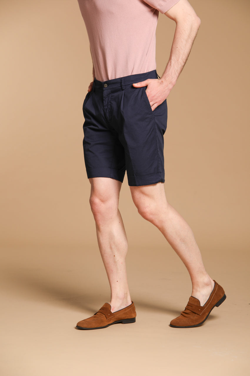 New York 1 Pinces City String Herren Bermuda Chino aus Pima-Baumwolle Regular Fit