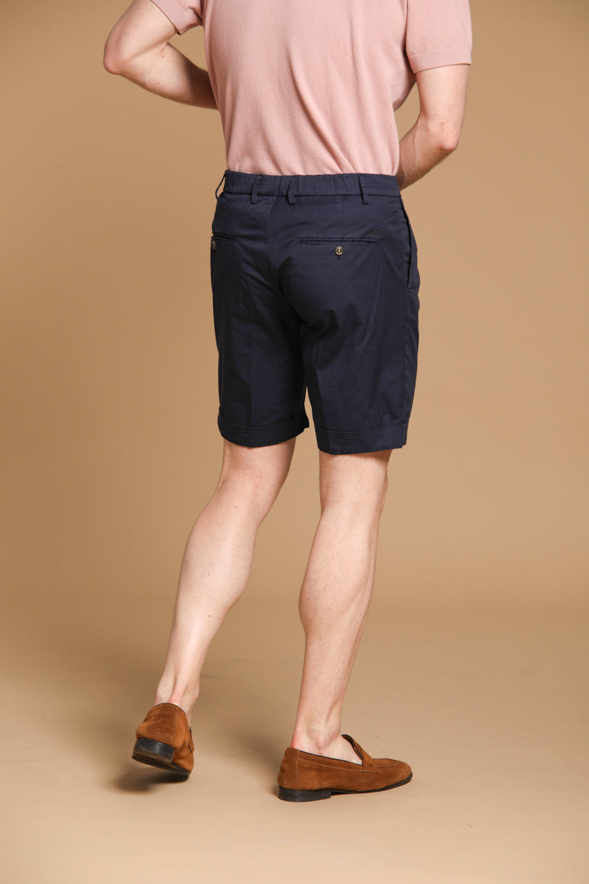 New York 1 Pinces City String Herren Bermuda Chino aus Pima-Baumwolle Regular Fit