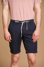 New York 1 Pinces City String Herren Bermuda Chino aus Pima-Baumwolle Regular Fit