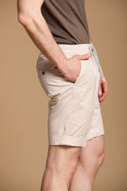 New York 1 Pinces City String Herren Bermuda Chino aus Pima-Baumwolle Regular Fit