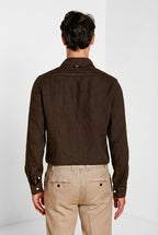 Torino Hemd Herren aus Leinen Canvas ①