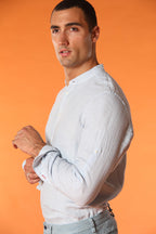 Porto Hemd Herren Langarm aus Leinen