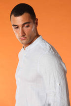 Porto Hemd Herren Langarm aus Leinen