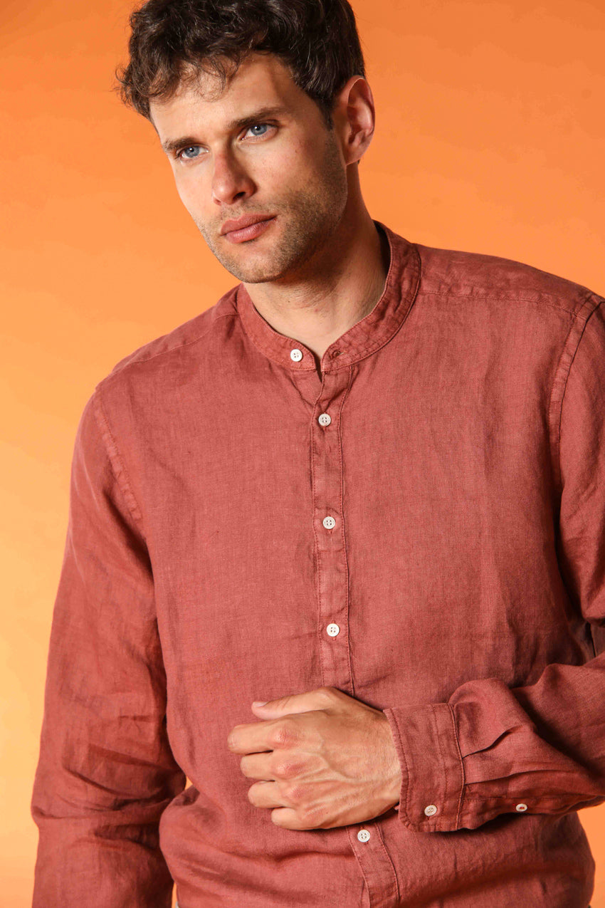 Porto Hemd Herren Langarm aus Leinen