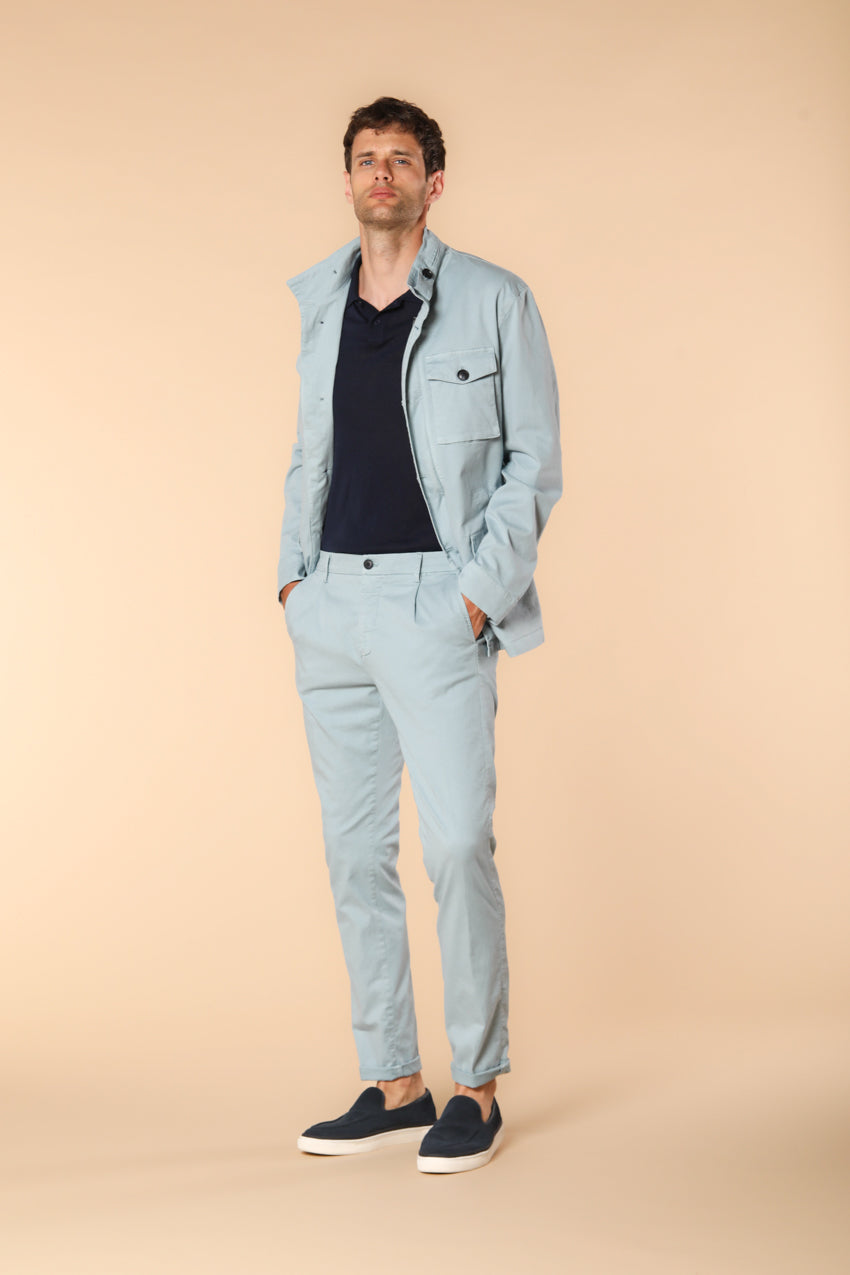 City Field giacca uomo in twill di cotone e tencel