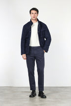 Field Jacket M74 uomo in panno effetto maglia fantasia galles