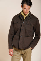 City Jacket Summer giubbotto uomo in cavallery di cotone e lino stretch