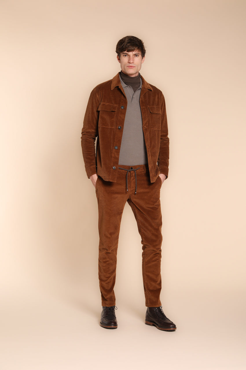 Foto 1 Steve overshirt uomo in velluto 500 righe