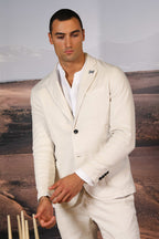 Da Vinci Summer Blazer Herren aus Leinen-Baumwoll-Twill