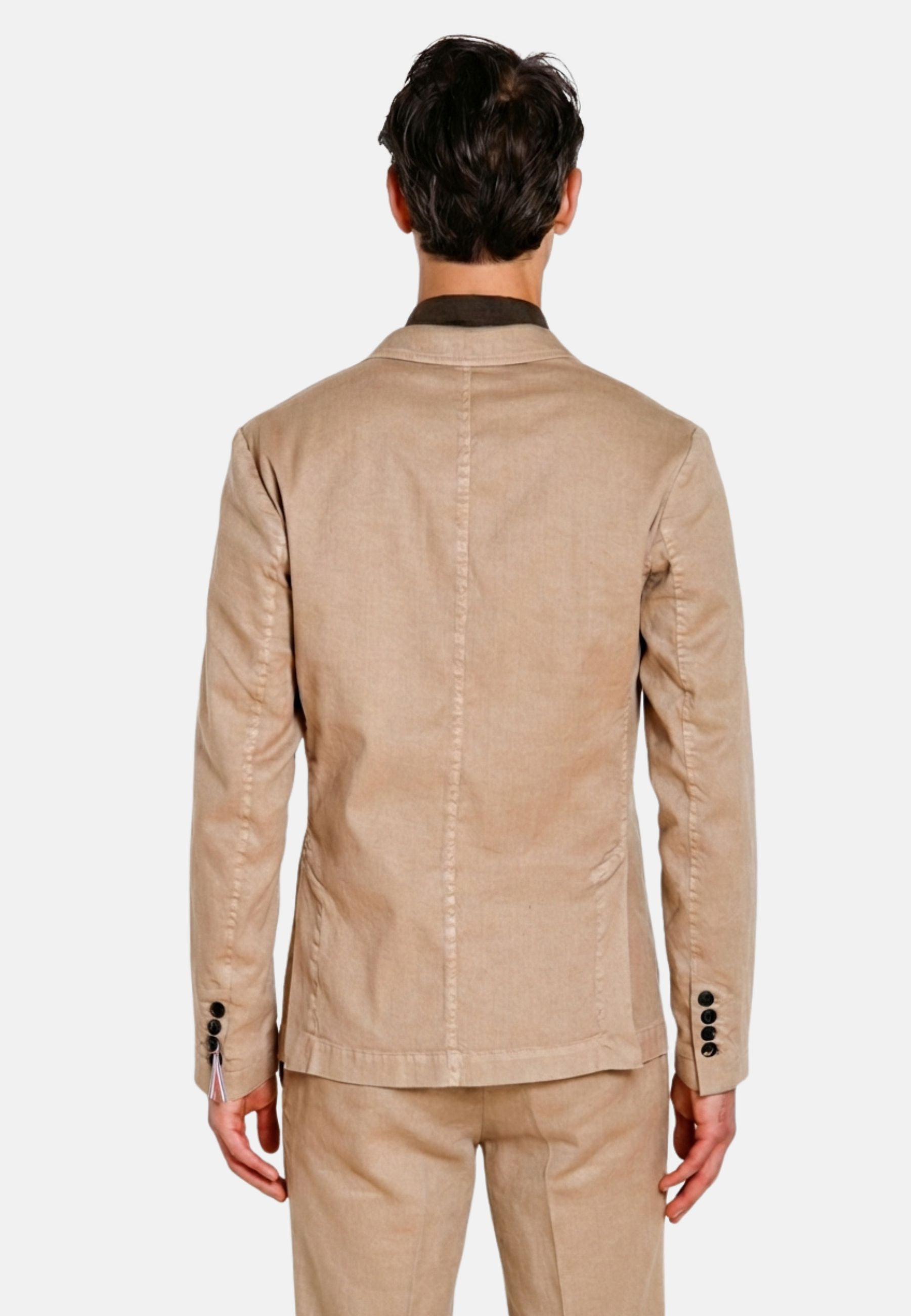 Da Vinci men's blazer in linen and cotton twill