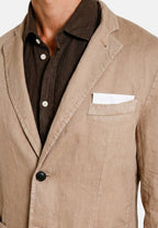 Da Vinci men's blazer in linen and cotton twill
