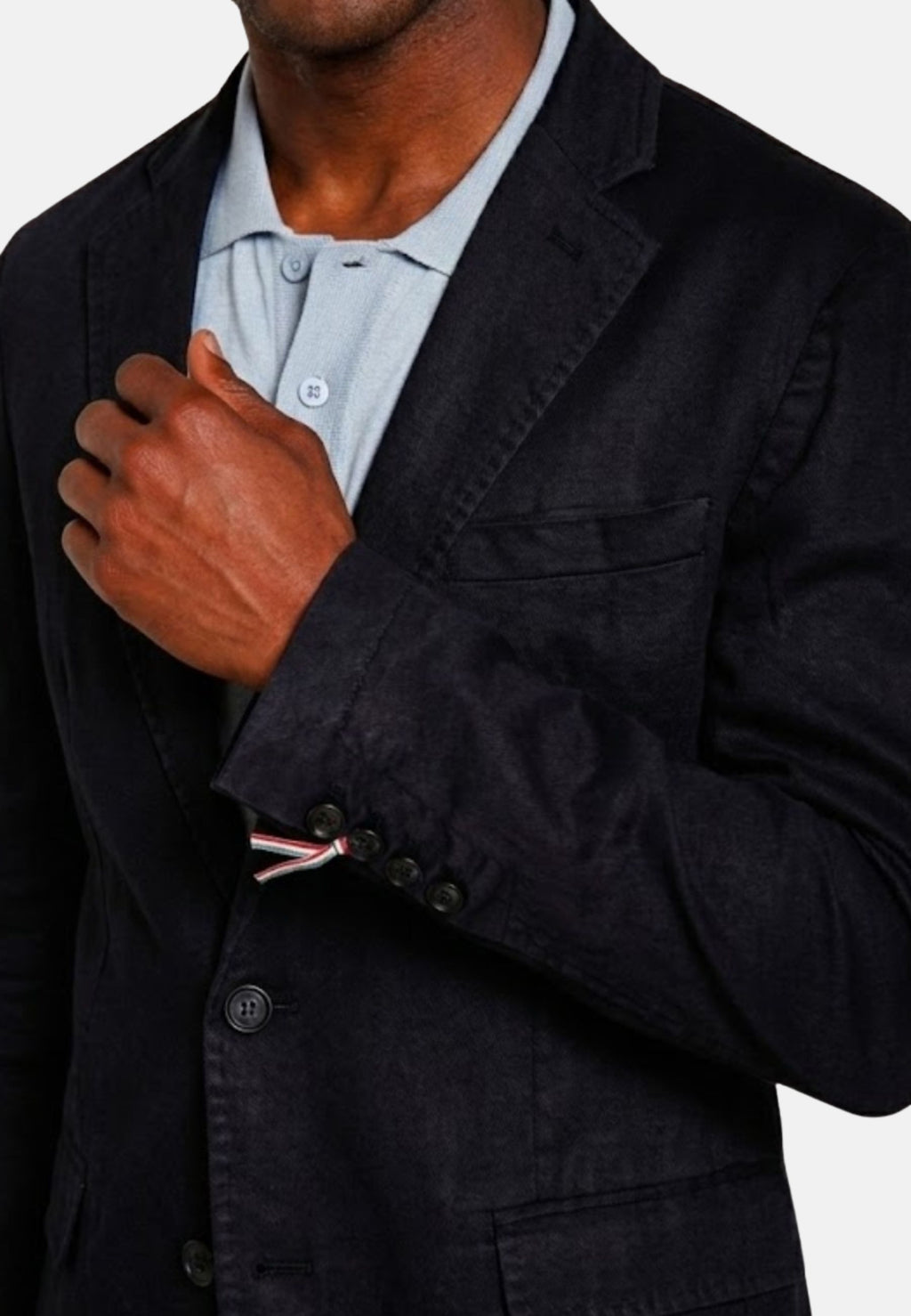 Da Vinci men's blazer in linen and cotton twill
