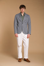 Da Vinci Summer Herrenblazer aus Baumwolle und Tencel 