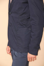 Da Vinci Travel Blazer Herren aus technischem Satin Travel Stretch mit Details