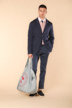 Da Vinci Travel Blazer Herren aus technischem Satin Travel Stretch mit Details