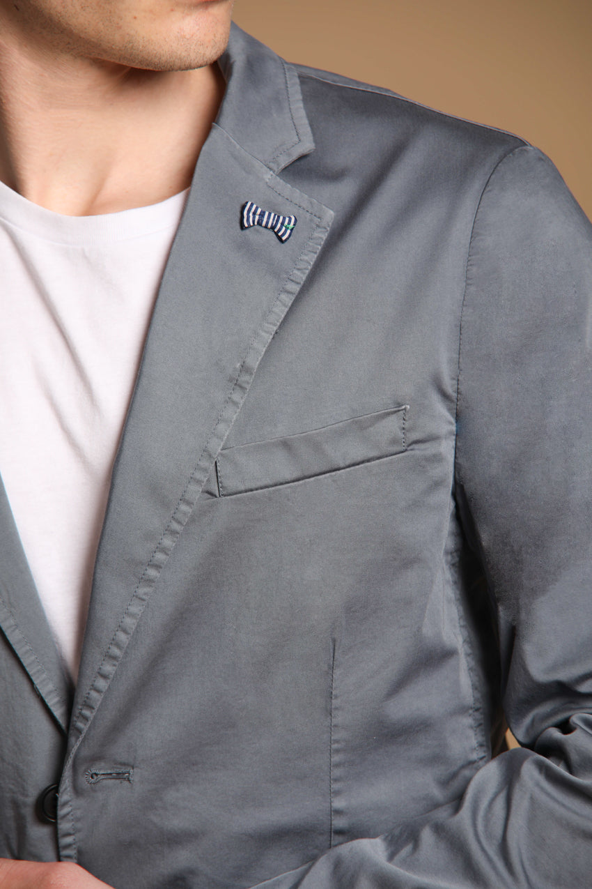 Da Vinci Travel Blazer Herren aus technischem Satin Travel Stretch mit Details 