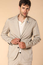 Da Vinci Travel Blazer Herren aus technischem Satin Travel Stretch mit Details