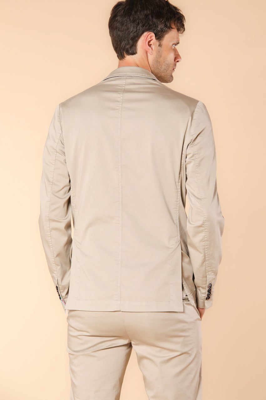 Da Vinci Travel Blazer Herren aus technischem Satin Travel Stretch mit Details