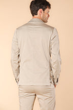 Da Vinci Travel Blazer Herren aus technischem Satin Travel Stretch mit Details