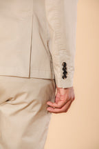 Da Vinci Travel Blazer Herren aus technischem Satin Travel Stretch mit Details