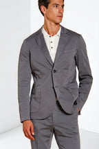 Da Vinci Travel blazer uomo in raso tecnico travel stretch