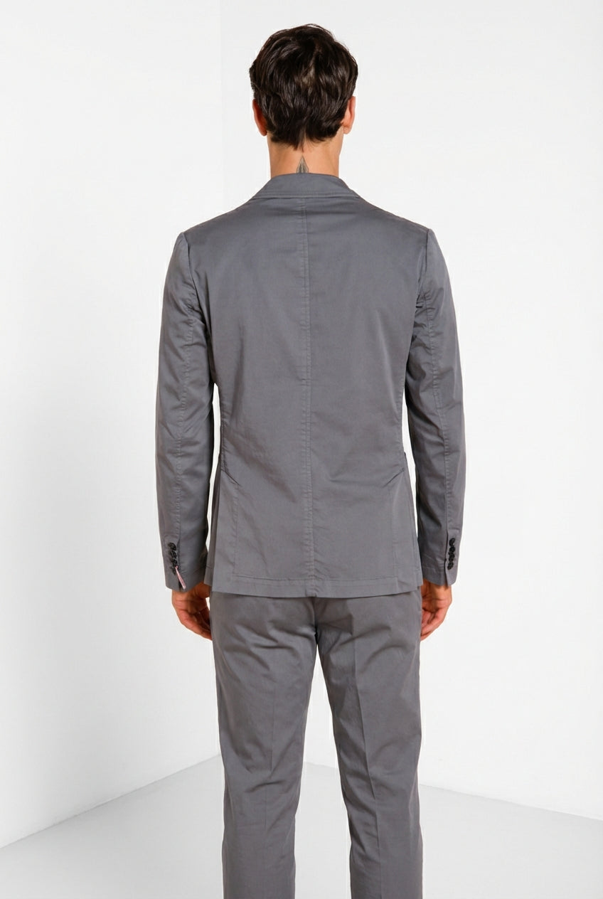 Da Vinci Travel blazer uomo in raso tecnico travel stretch