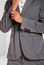 Da Vinci Travel blazer uomo in raso tecnico travel stretch