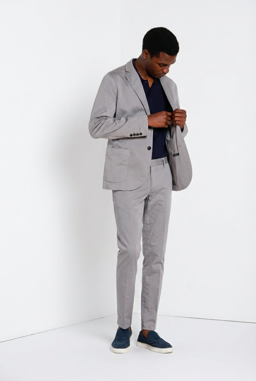 Da Vinci Travel blazer homme en satin technique travel stretch