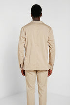 Da Vinci Travel blazer uomo in raso tecnico travel stretch