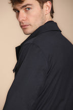 Foto 5 Firenze overshirt uomo foderata in lana unita