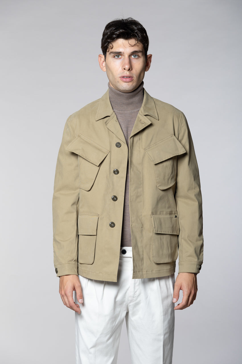 Vietnam Jacket Herrenjacke aus stückgefärbter Gabardine